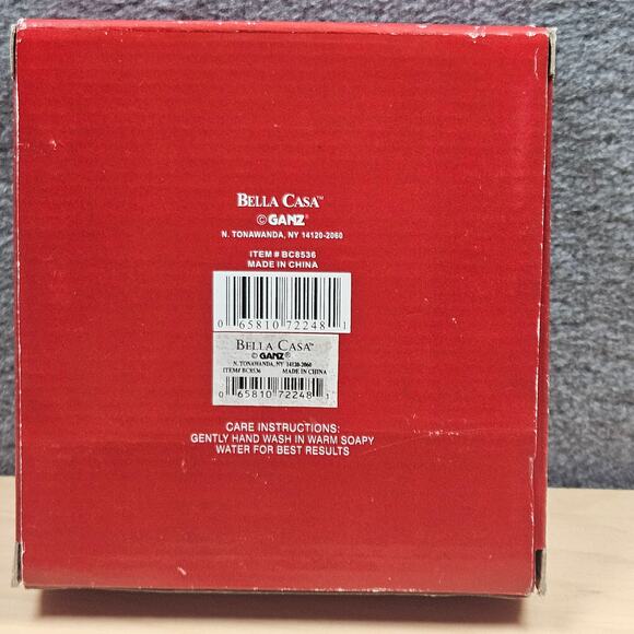 Lot of 2 Boxed Vintage Christmas Holiday Cheese Spreaders Ceramic Entertainment - Picture 6 of 7